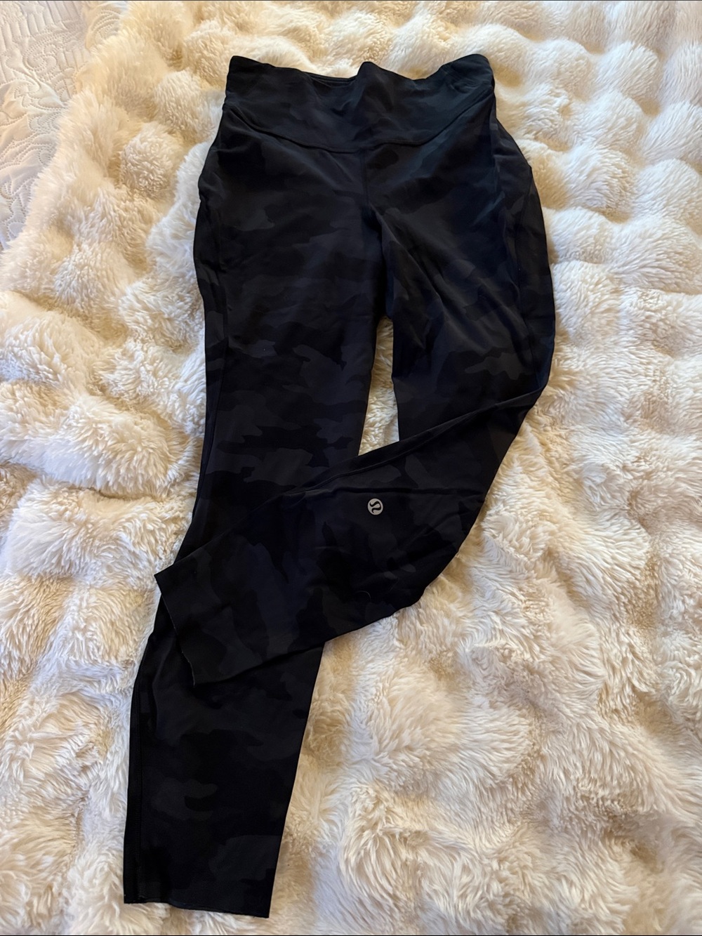 lululemon athletica Black Subtle Camo High-Rise Leggings